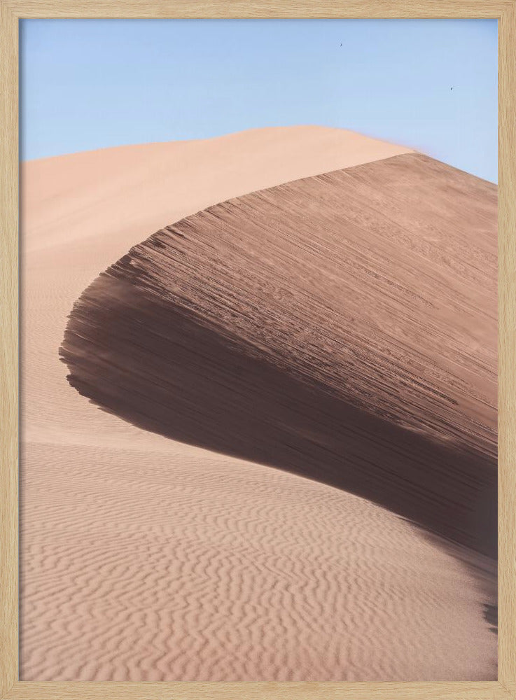 Desert's Graceful Curve | Poster