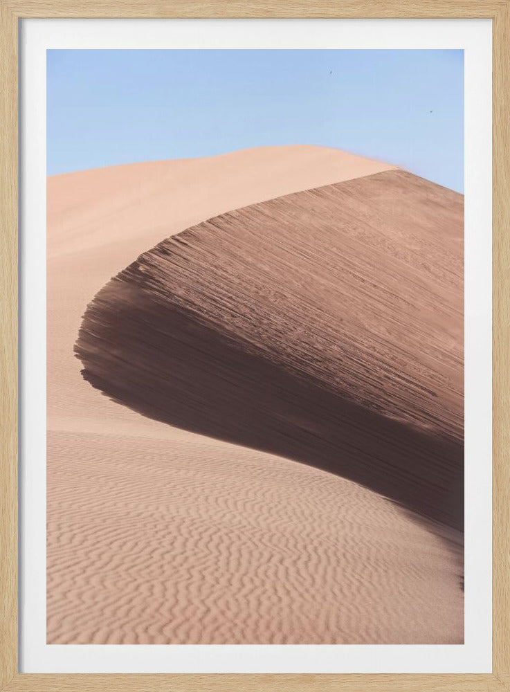 Desert's Graceful Curve | Poster