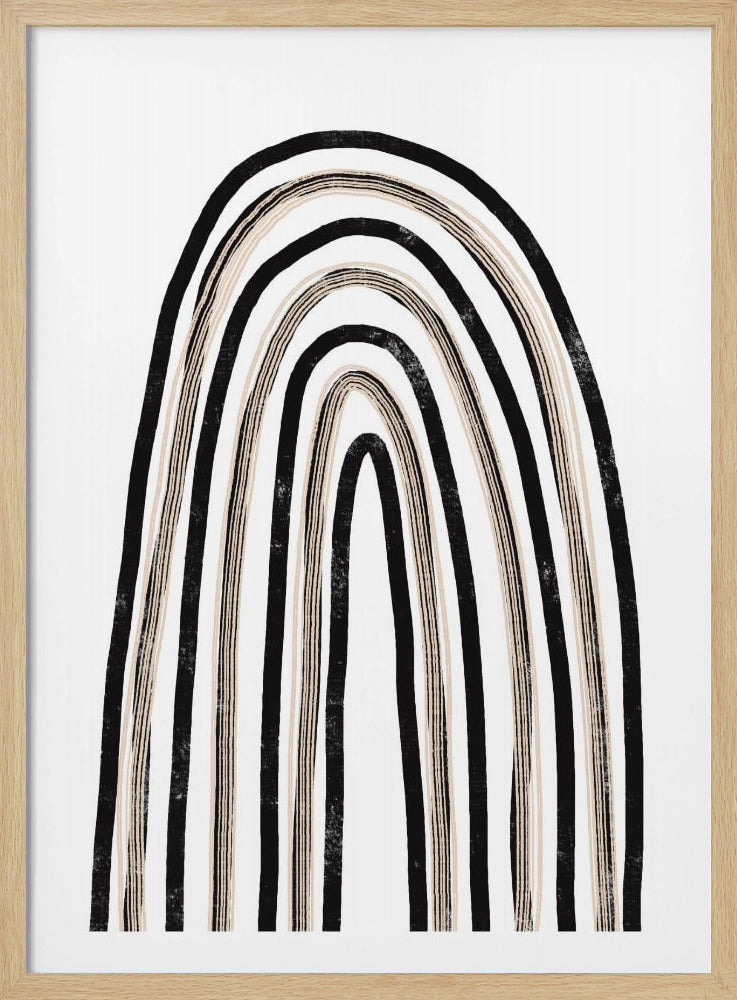Monochrome Arches | Poster