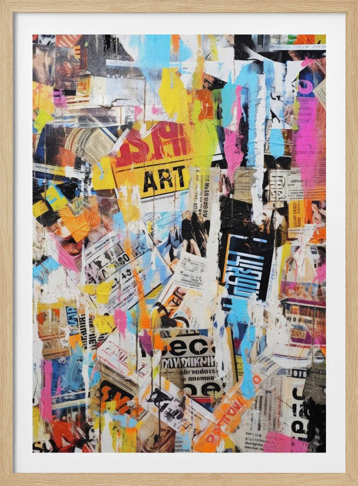 Urban Chaos Collage | Poster