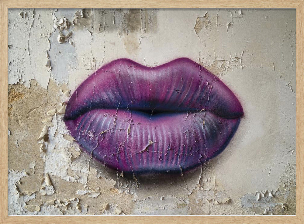 Lips on the Wall | Poster