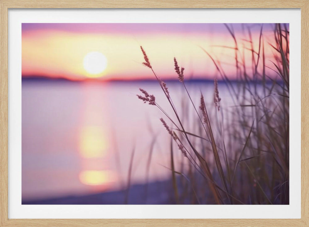 Serene Sunset Glow | Poster