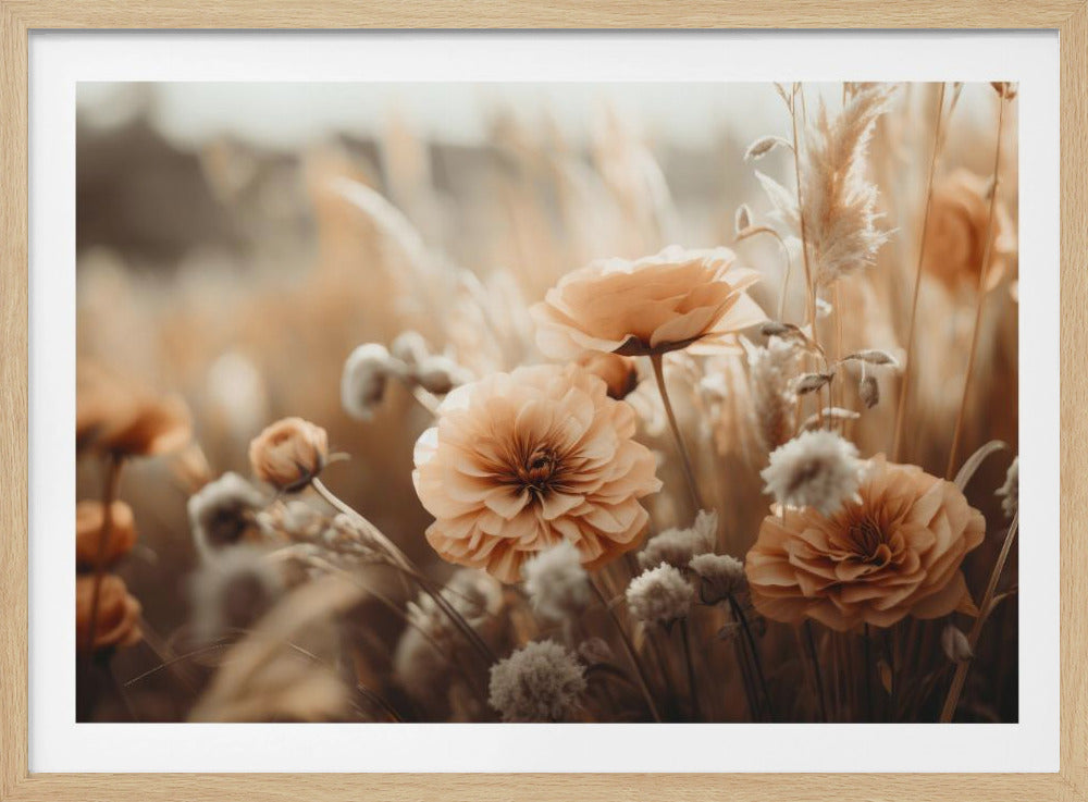 Golden Blossom Glow | Poster