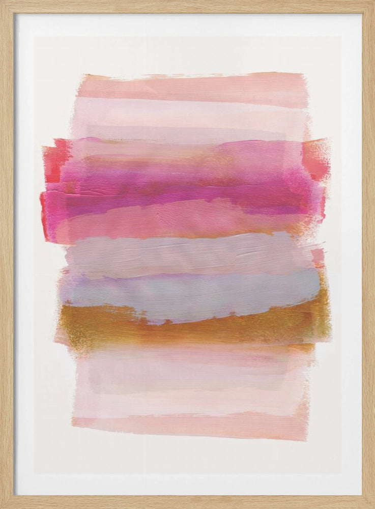 Abstract Brush Strokes 45 A1 | Poster