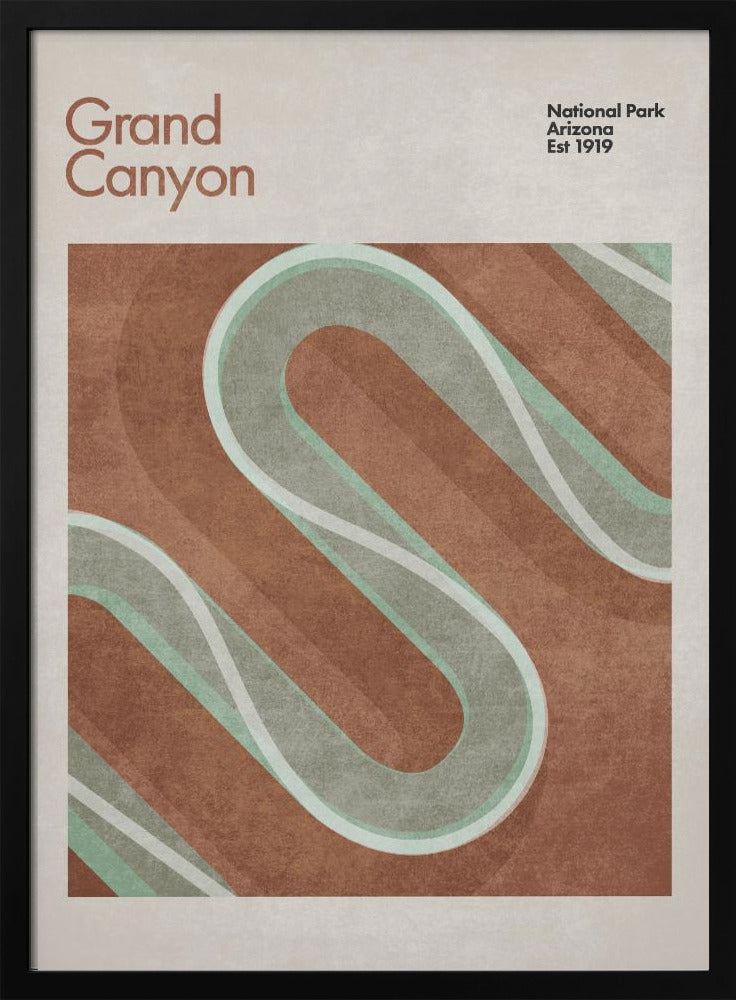 Canyon Wave Flow | Poster