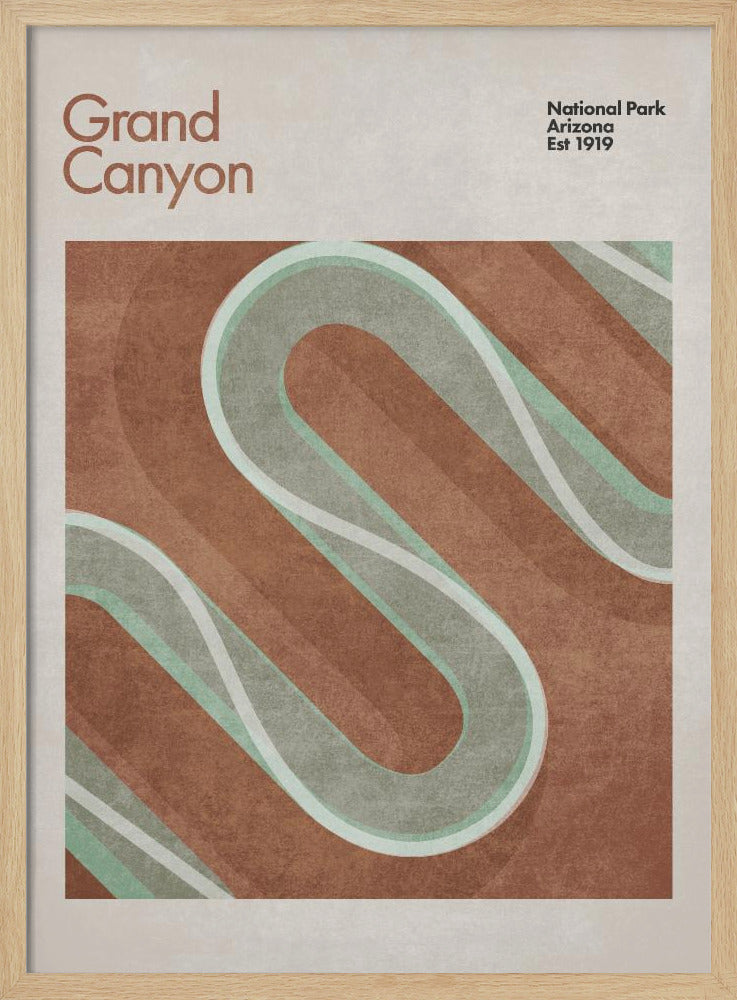 Canyon Wave Flow | Poster