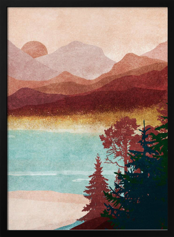 Misty Mountain Dawn | Poster