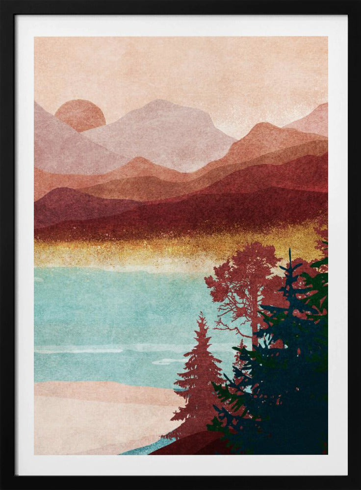 Misty Mountain Dawn | Poster