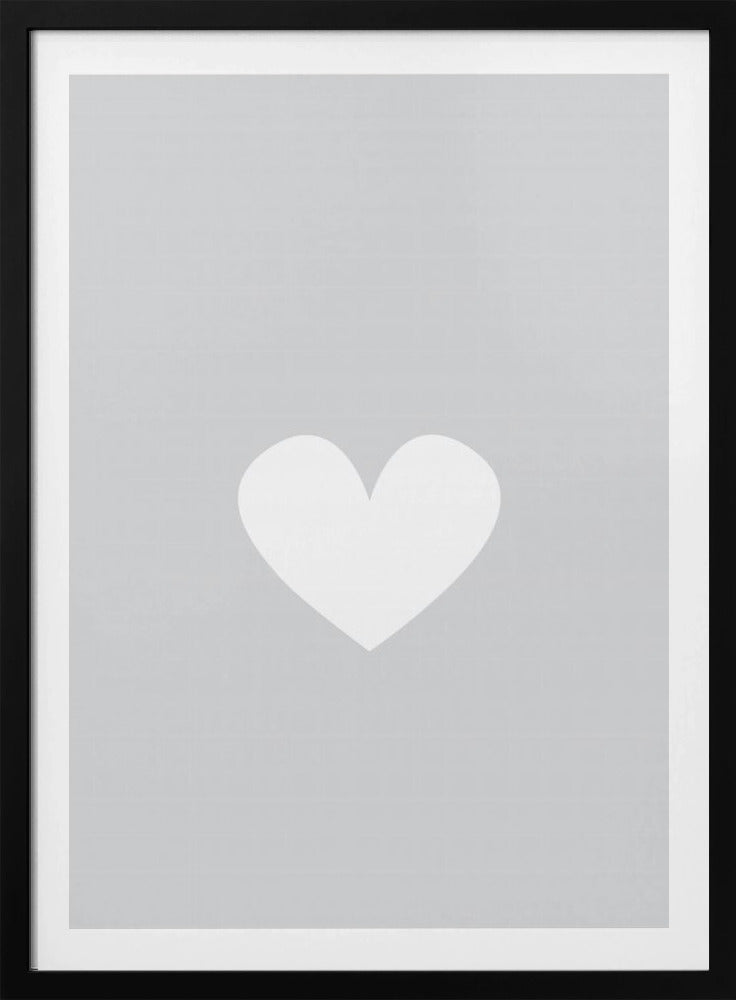 Little Heart Gray | Poster