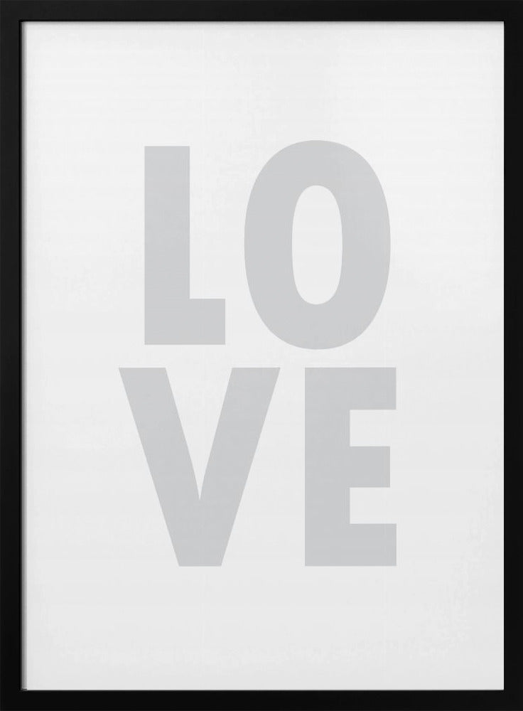 Lovegray2f Oju 2x3 | Poster