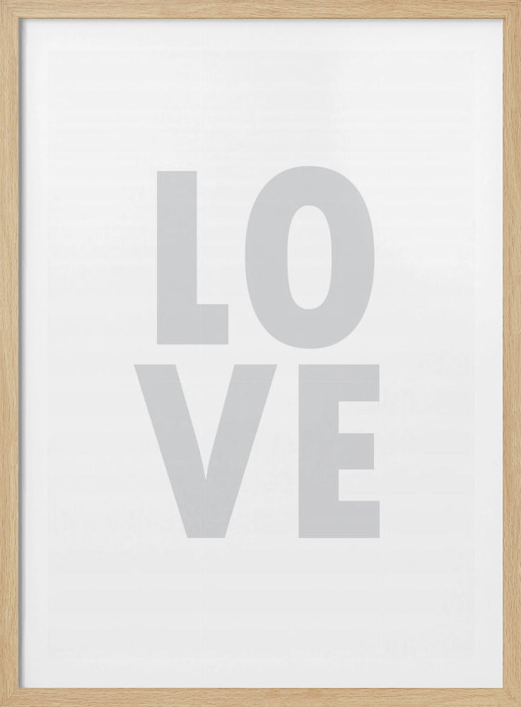 Lovegray2f Oju 2x3 | Poster