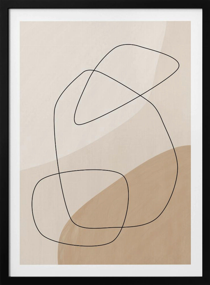 Graphic Shapes & Lines Poster | Poster