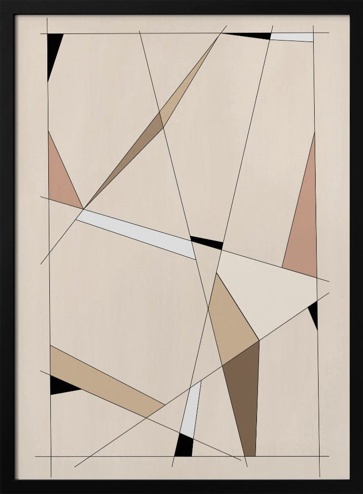 Geometric Beige Art | Poster