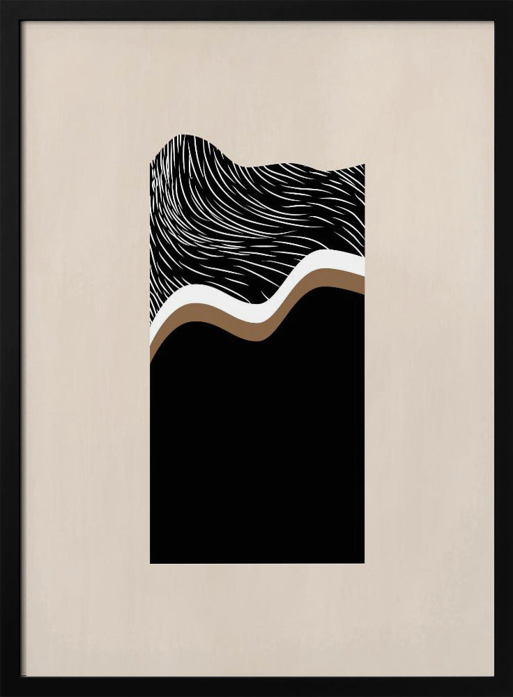 Monochrome Waves | Poster