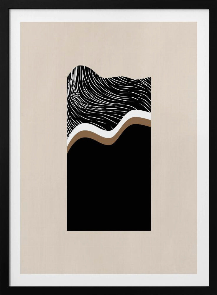 Monochrome Waves | Poster