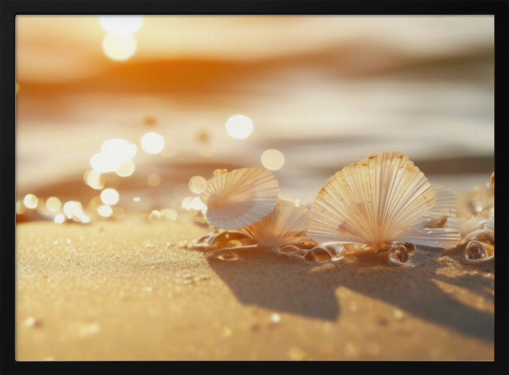 Sunlit Seashells | Poster