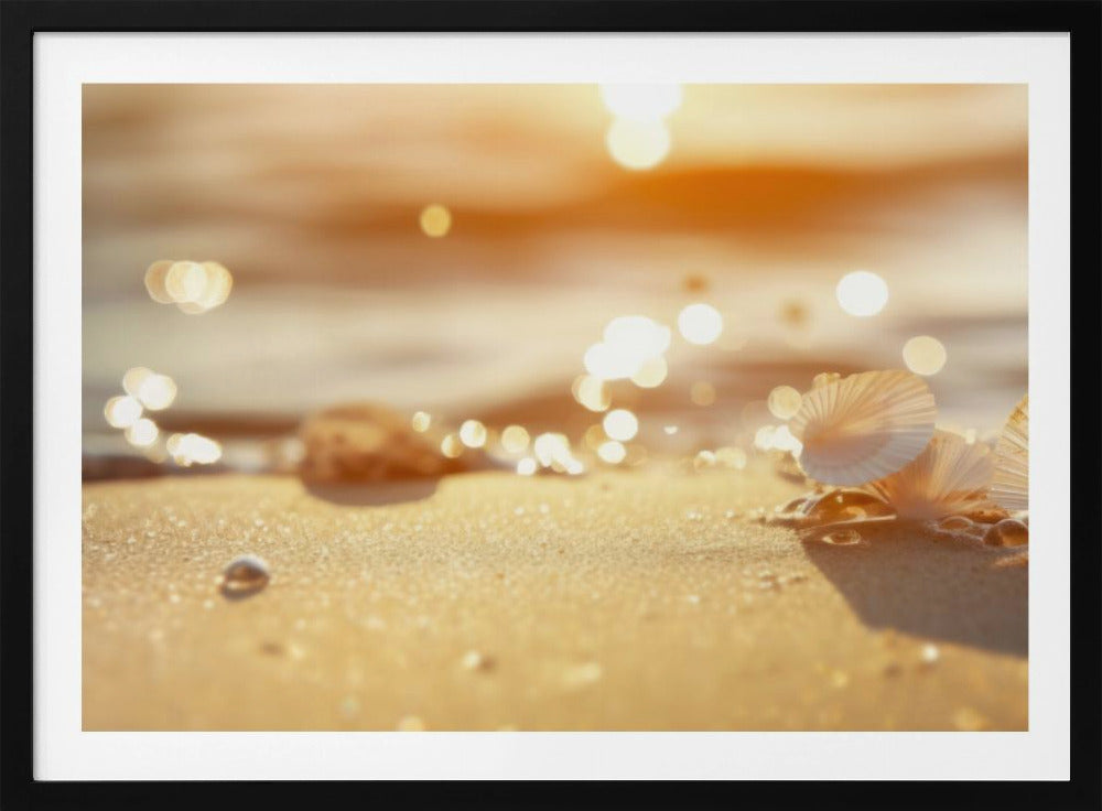 Sunlit Seashells | Poster