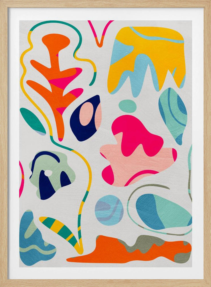 Matisse inspired shapes | Poster