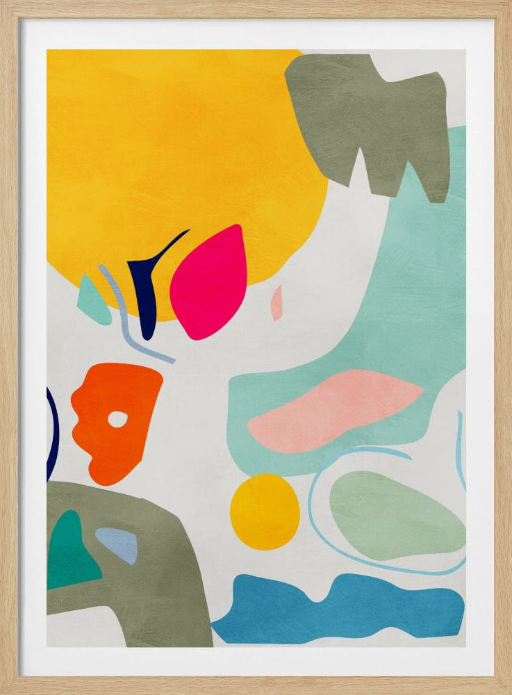 Landscape inspired cut out | Poster