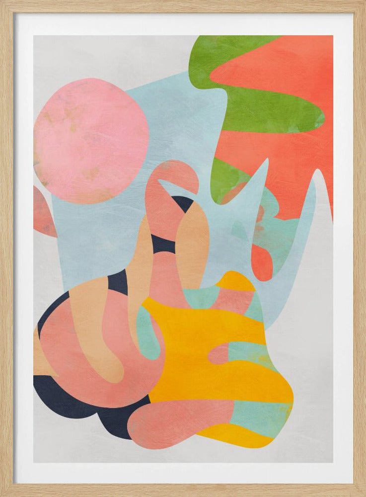Pastel cut out | Poster