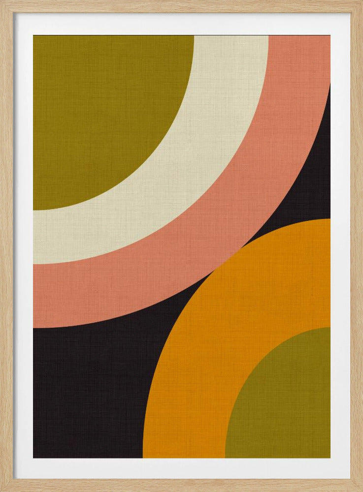 Geo Shapes Fall 21 Rounded | Poster