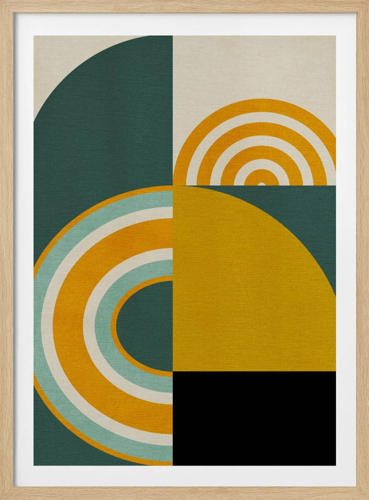 Rainbow Plus Shapes8 | Poster