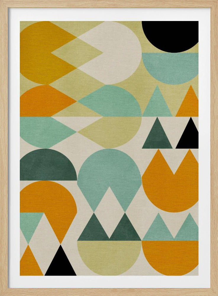 Rainbow Plus Shapes5 | Poster