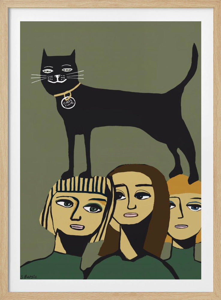 Black Cat Rules | Poster