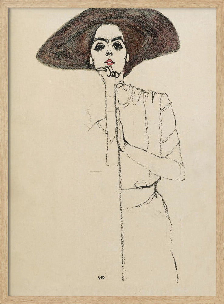 Portrait of a Woman 1910 | Poster