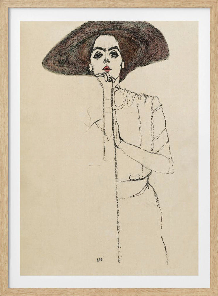 Portrait of a Woman 1910 | Poster