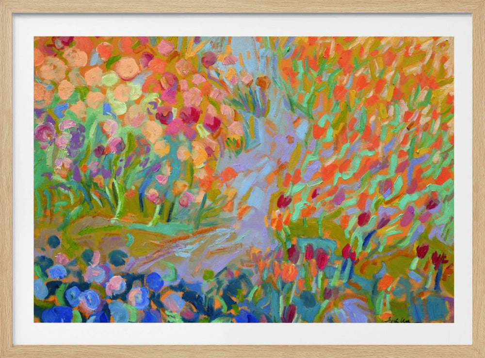 Vibrant Garden Path | Poster