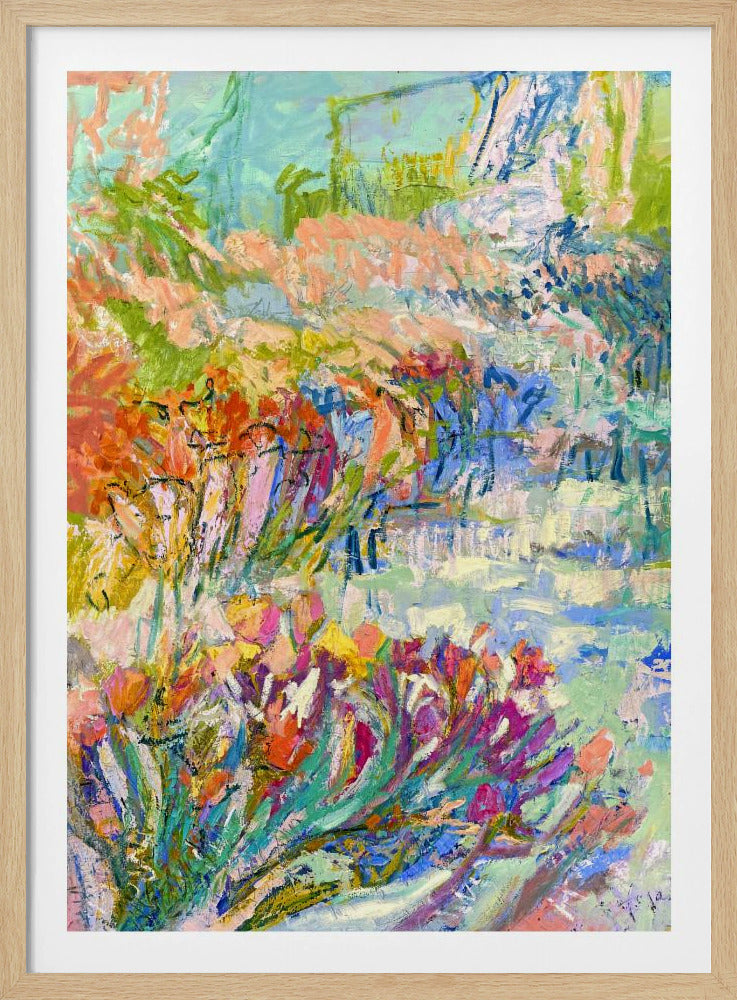 Vibrant Garden Path | Poster