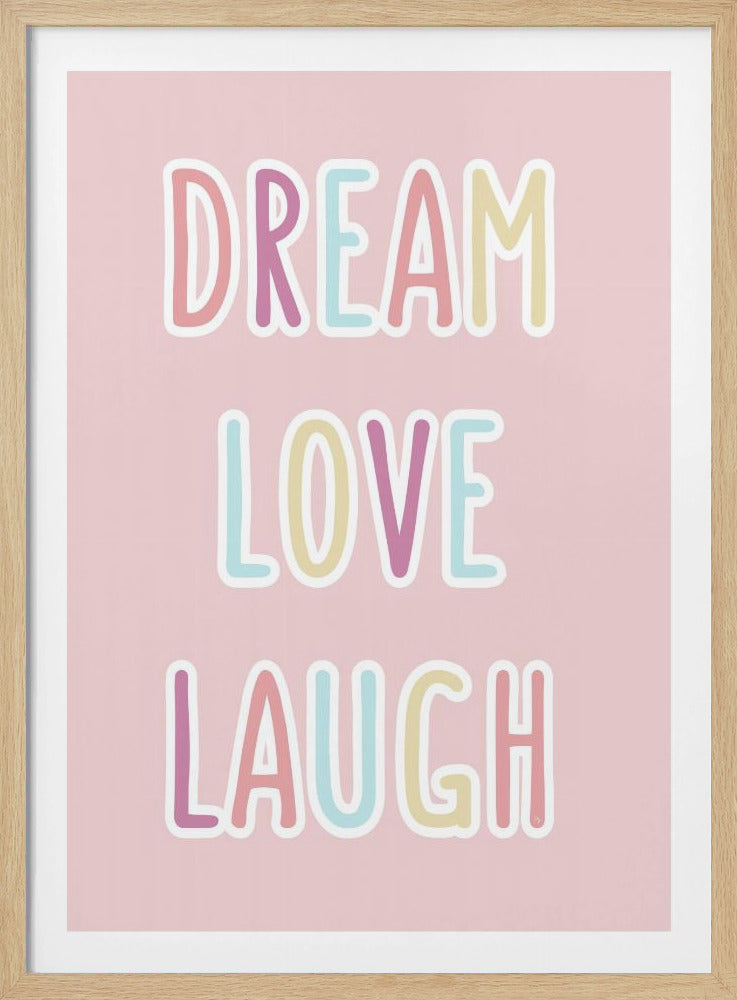 Dream Love Laugh | Poster