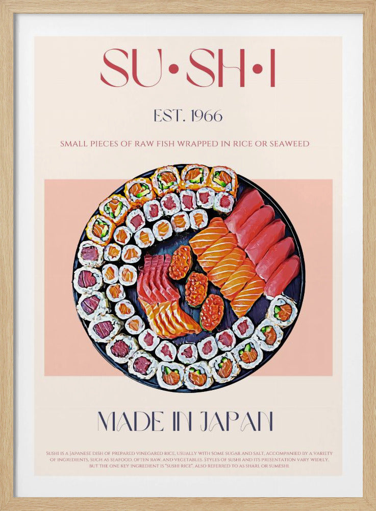 Colorful Sushi Delight | Poster