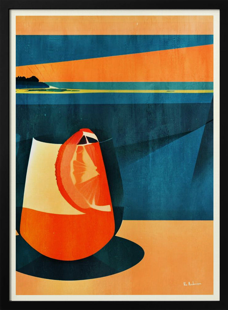Negroni At Sunset | Poster