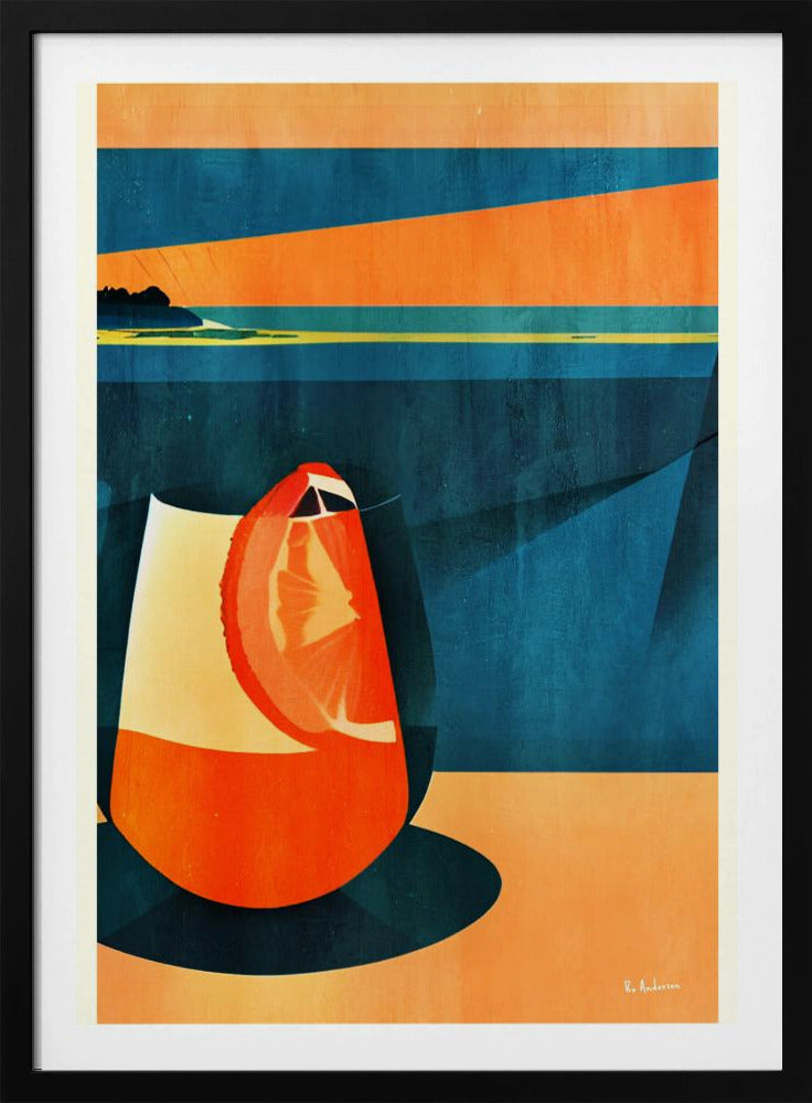 Negroni At Sunset | Poster