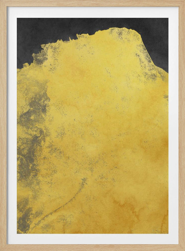 Minimal Landscape Black and Yellow 01 | Poster