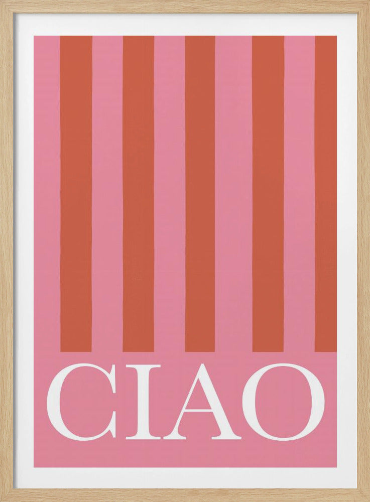 Ciao Stripes | Poster