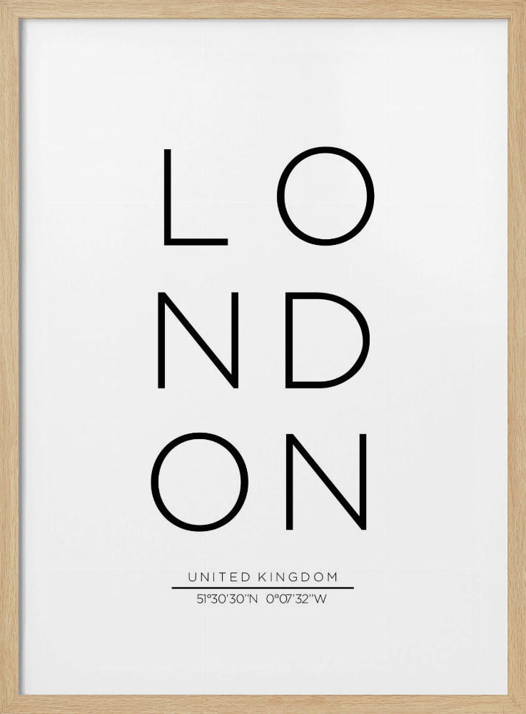 Vertical London Echo | Poster