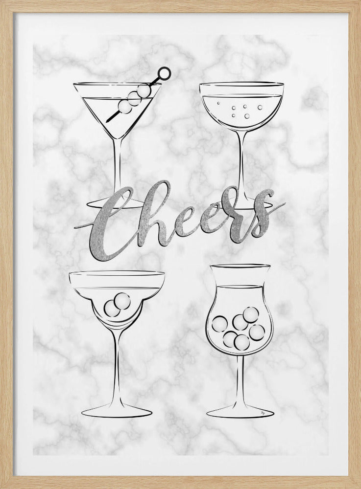 Cheers Cocktails | Poster