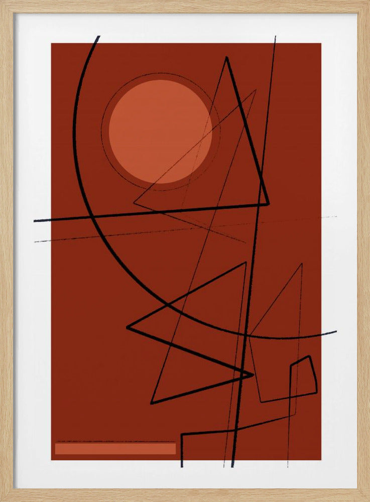 Crimson Geometry | Poster