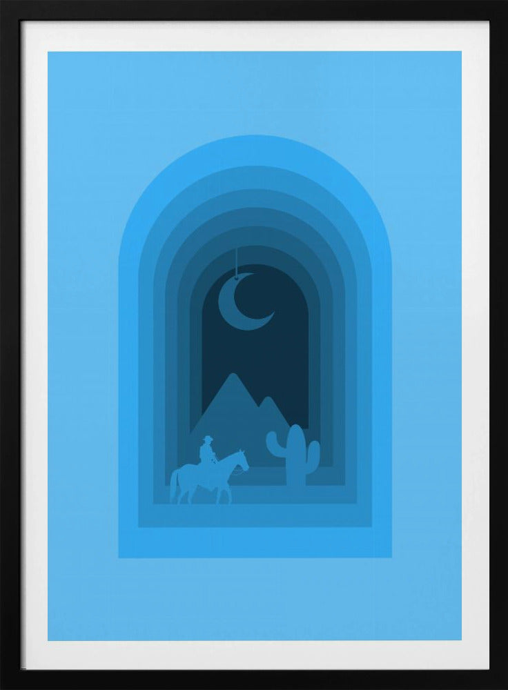 Desert Moon Journey | Poster