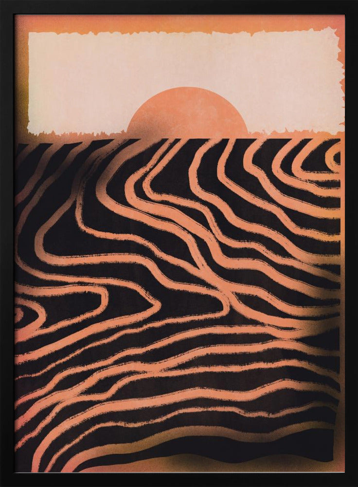 Sunset Cut Out | Poster