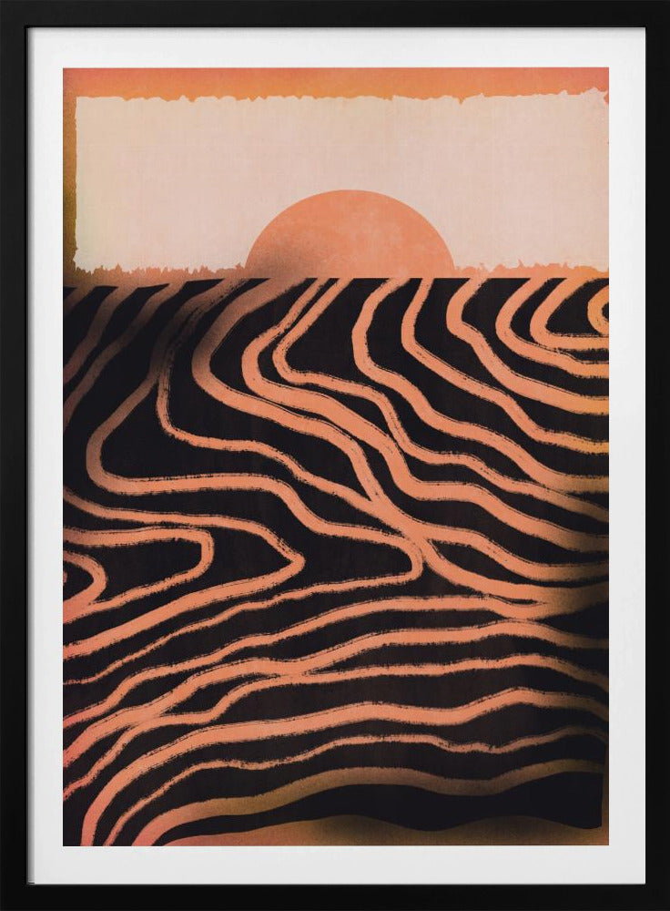 Sunset Cut Out | Poster