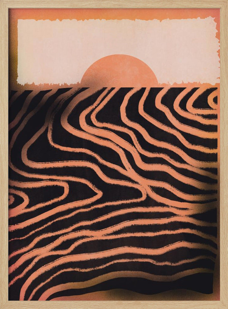 Sunset Cut Out | Poster