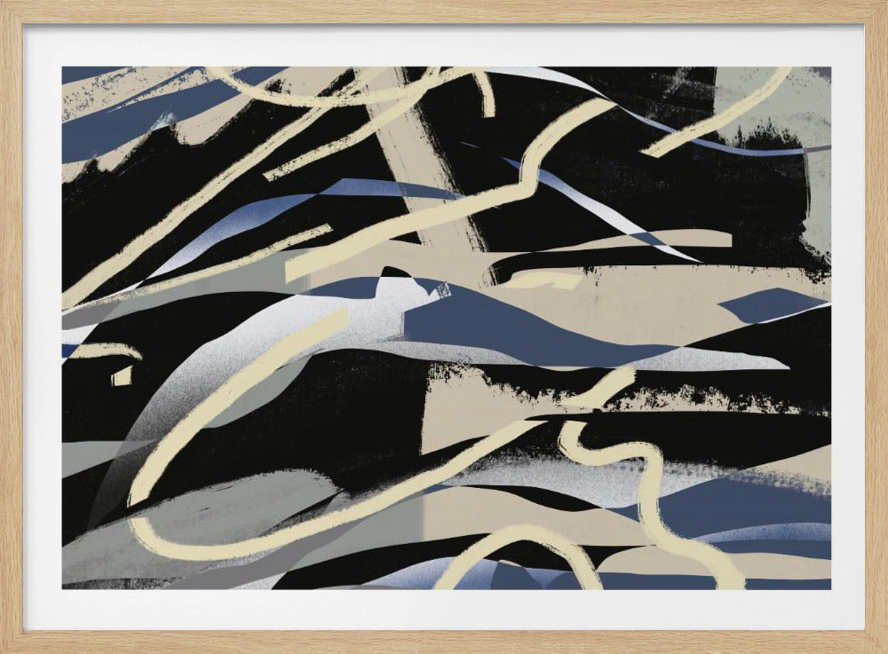 Abstract mountain range | Poster