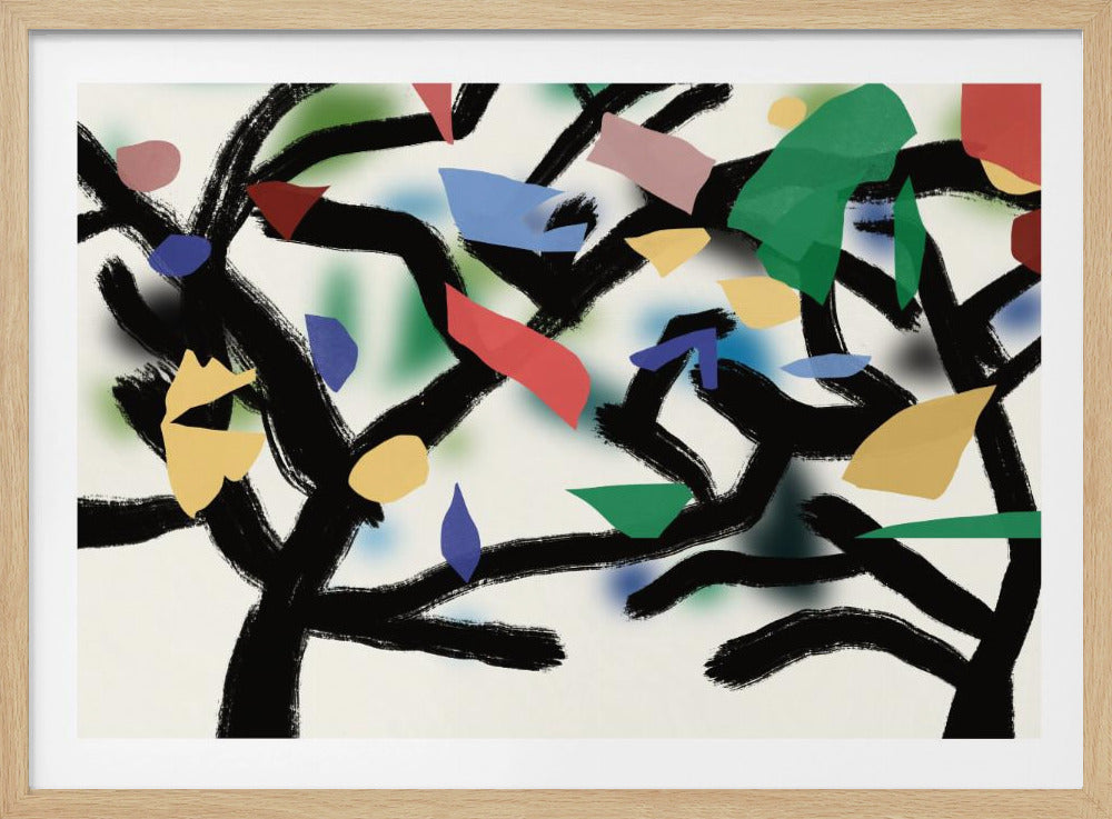Colorful Branch Dance | Poster