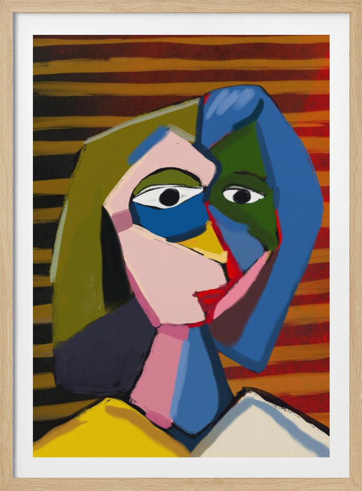 Potrait inspired by picasso | Poster