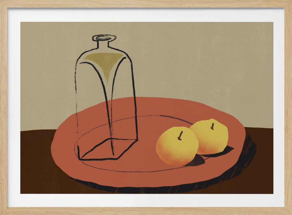 Jar and apple | Poster