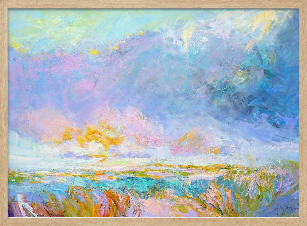 Pastel Horizon Glow | Poster